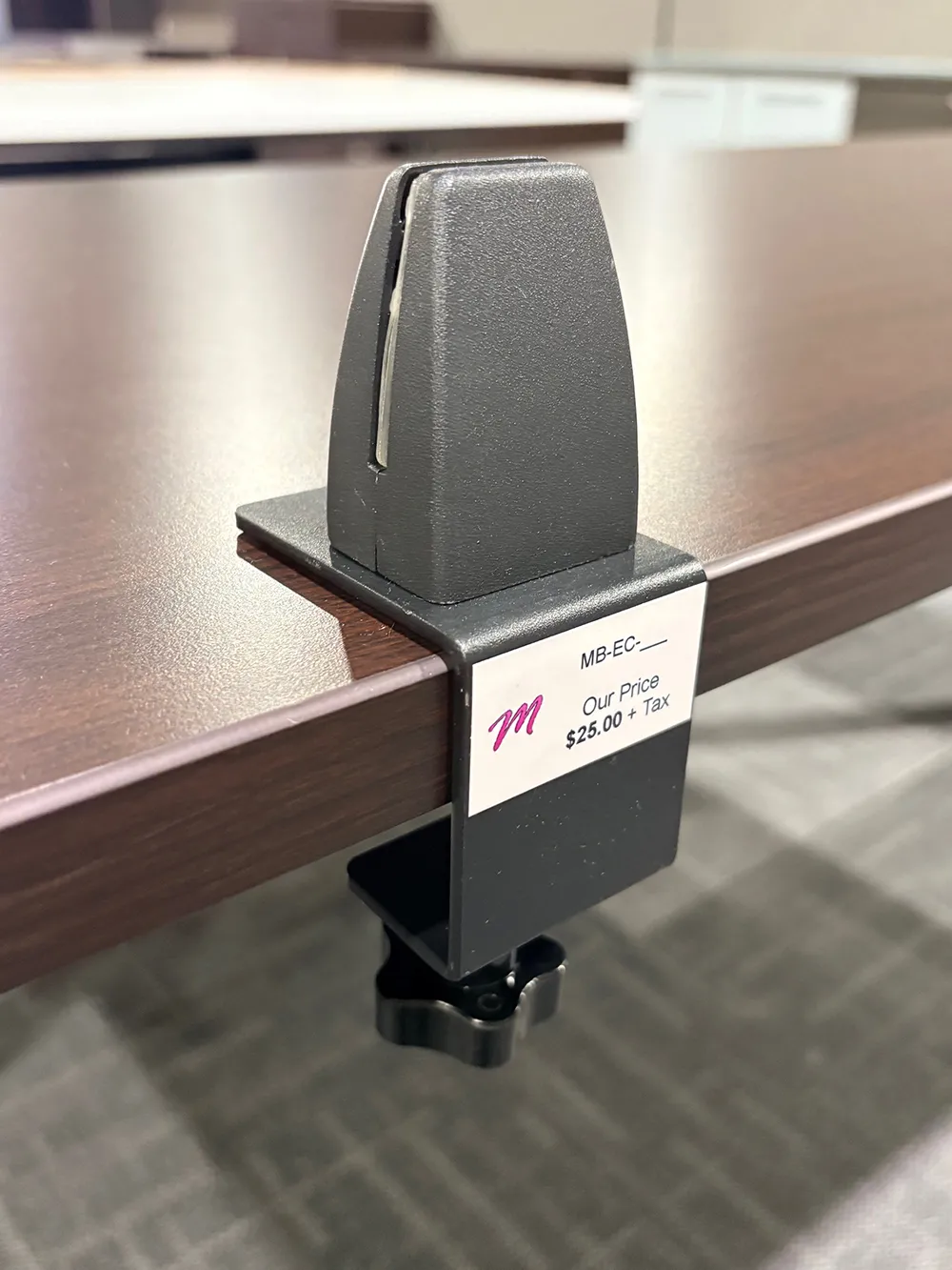 Edge Clamping Bracket - Black