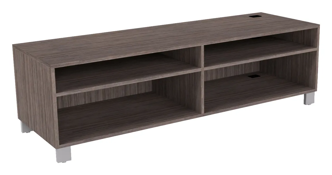 small open shelf credenza 12