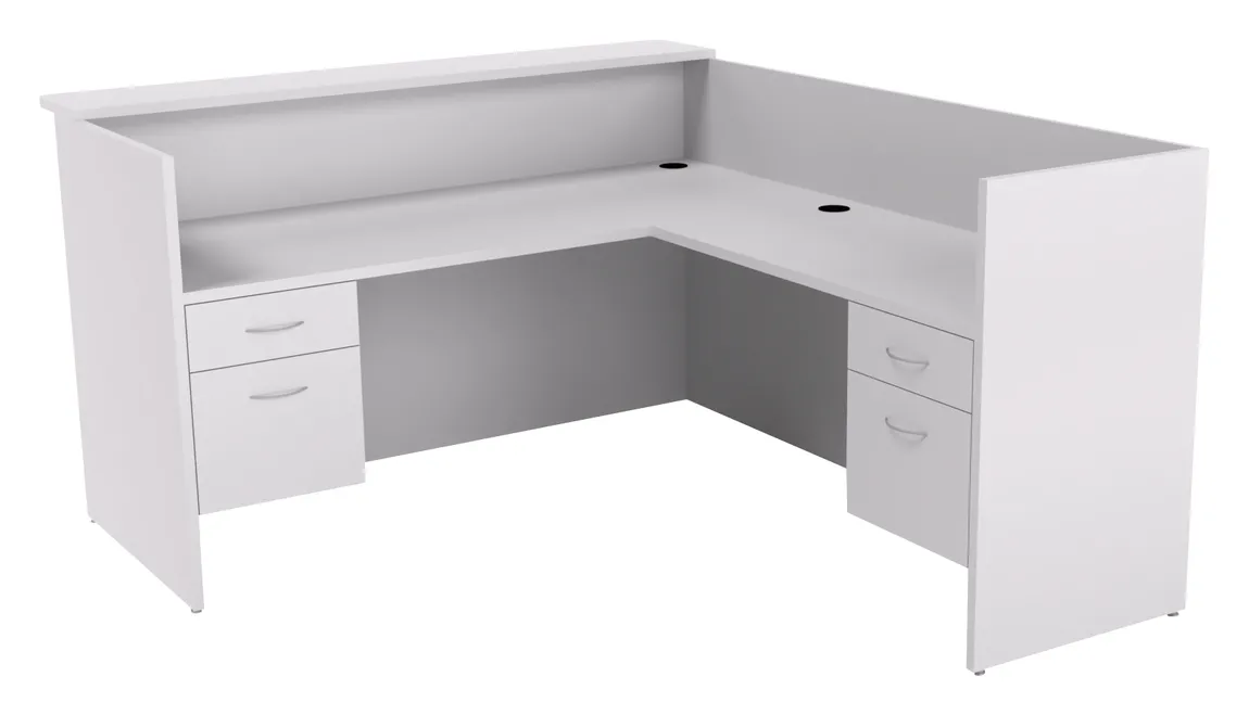 small l shaped reception desk 11