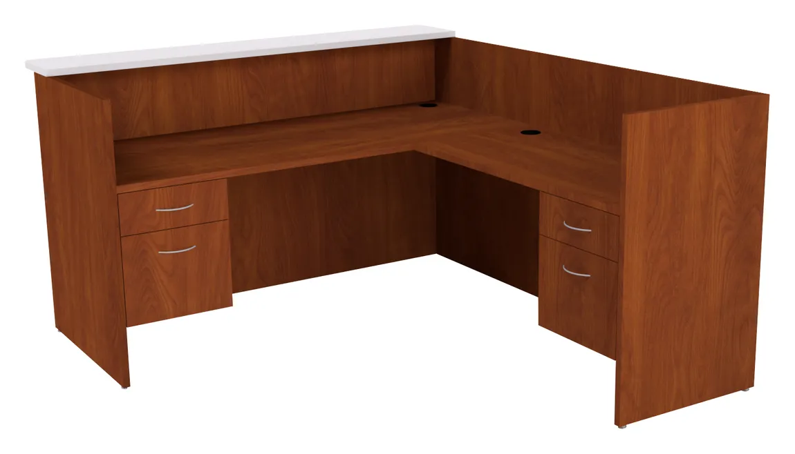 small l shaped reception desk 11