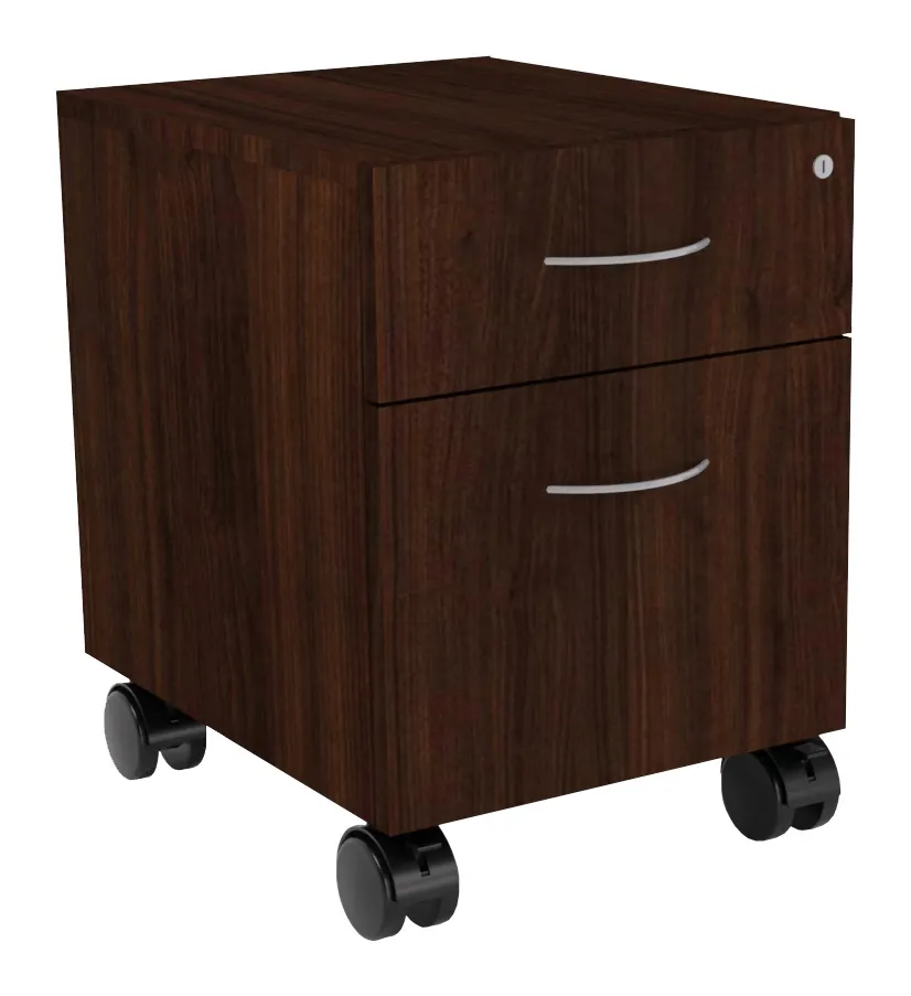 small 2 drawer mobile pedestal 12