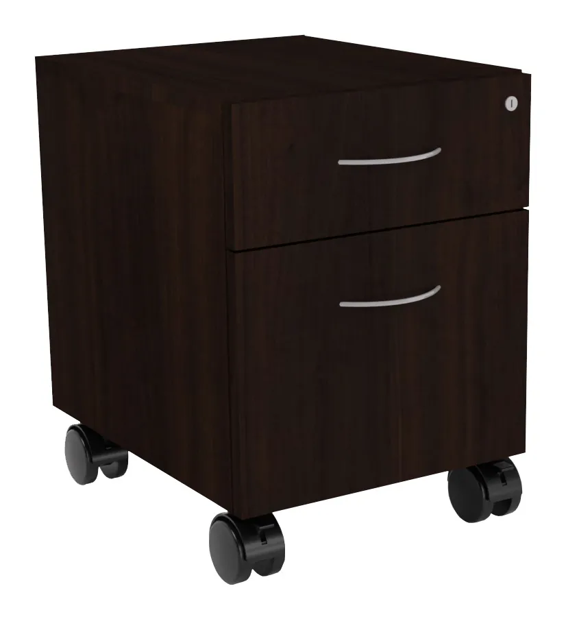 small 2 drawer mobile pedestal 12