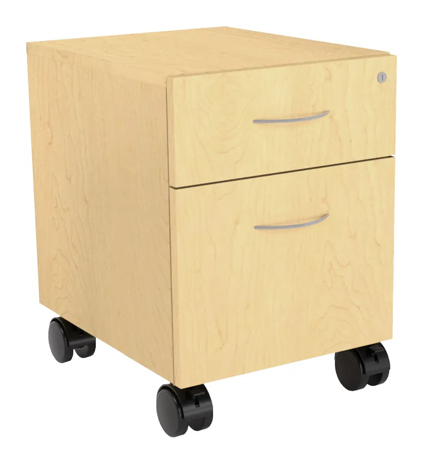 small 2 drawer mobile pedestal 11