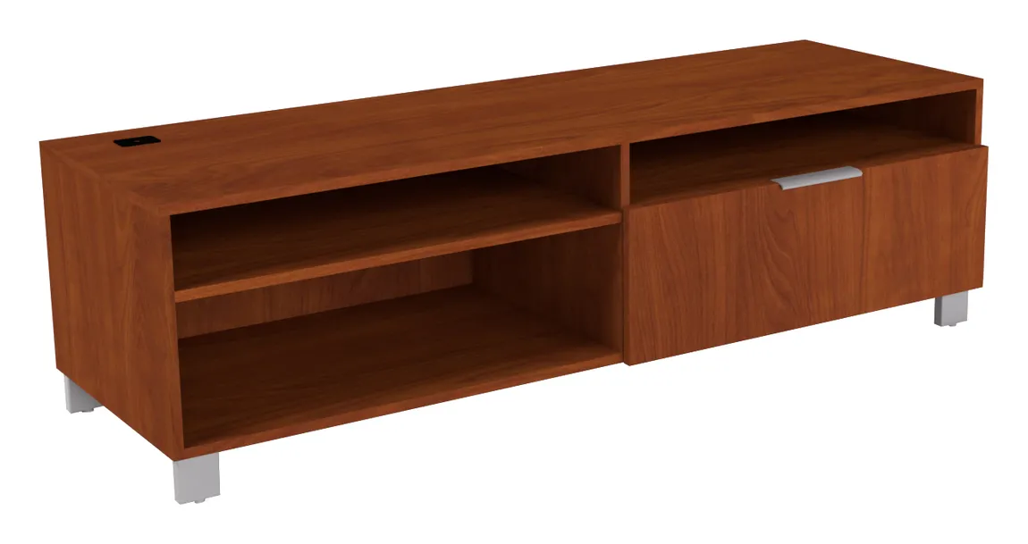 small credenza with shelves and file drawer 12