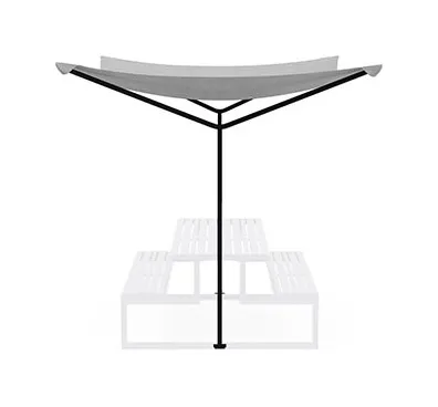 Dark Sun Shade with Frame