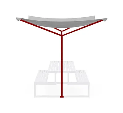 Dark Sun Shade with Frame