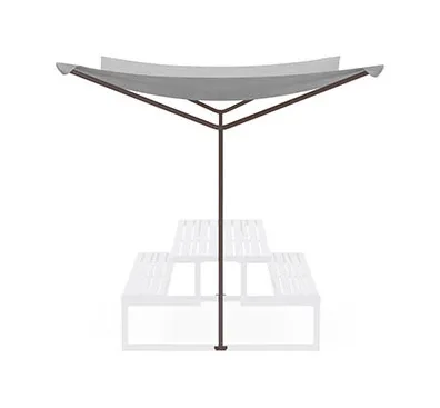 Dark Sun Shade with Frame