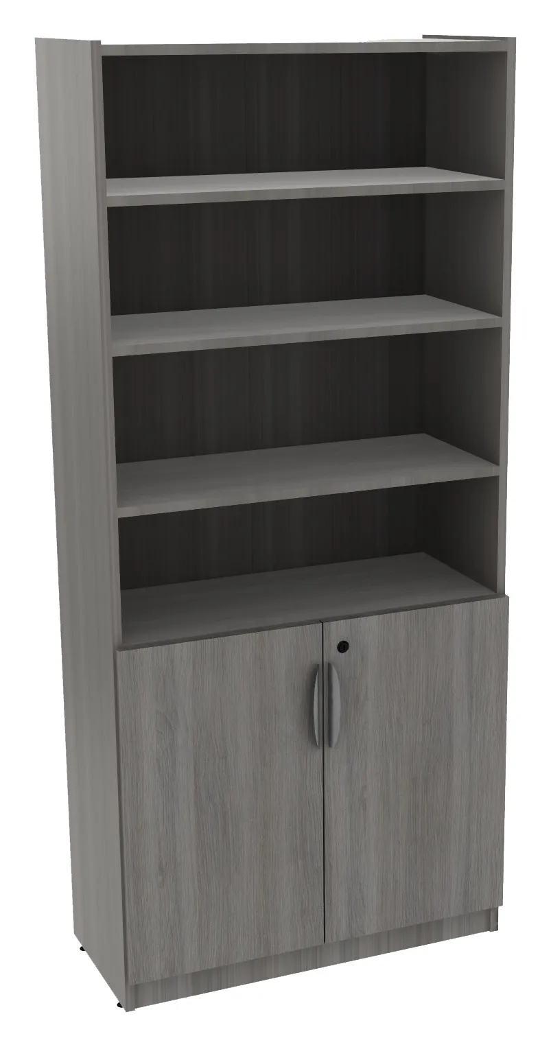 Bookcase with Locking Doors