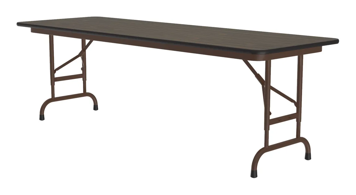 Adjustable Height Folding Table