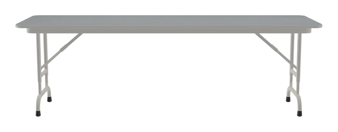 Adjustable Height Folding Table