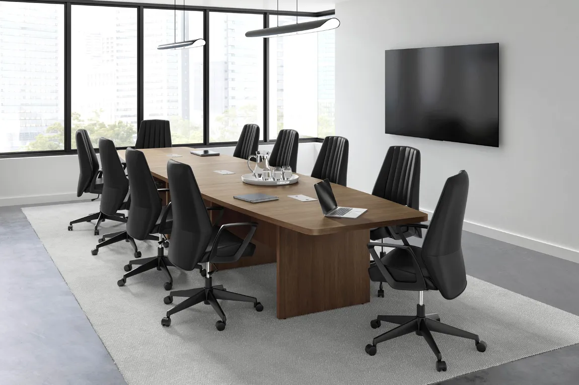 Boat Shaped Conference Table