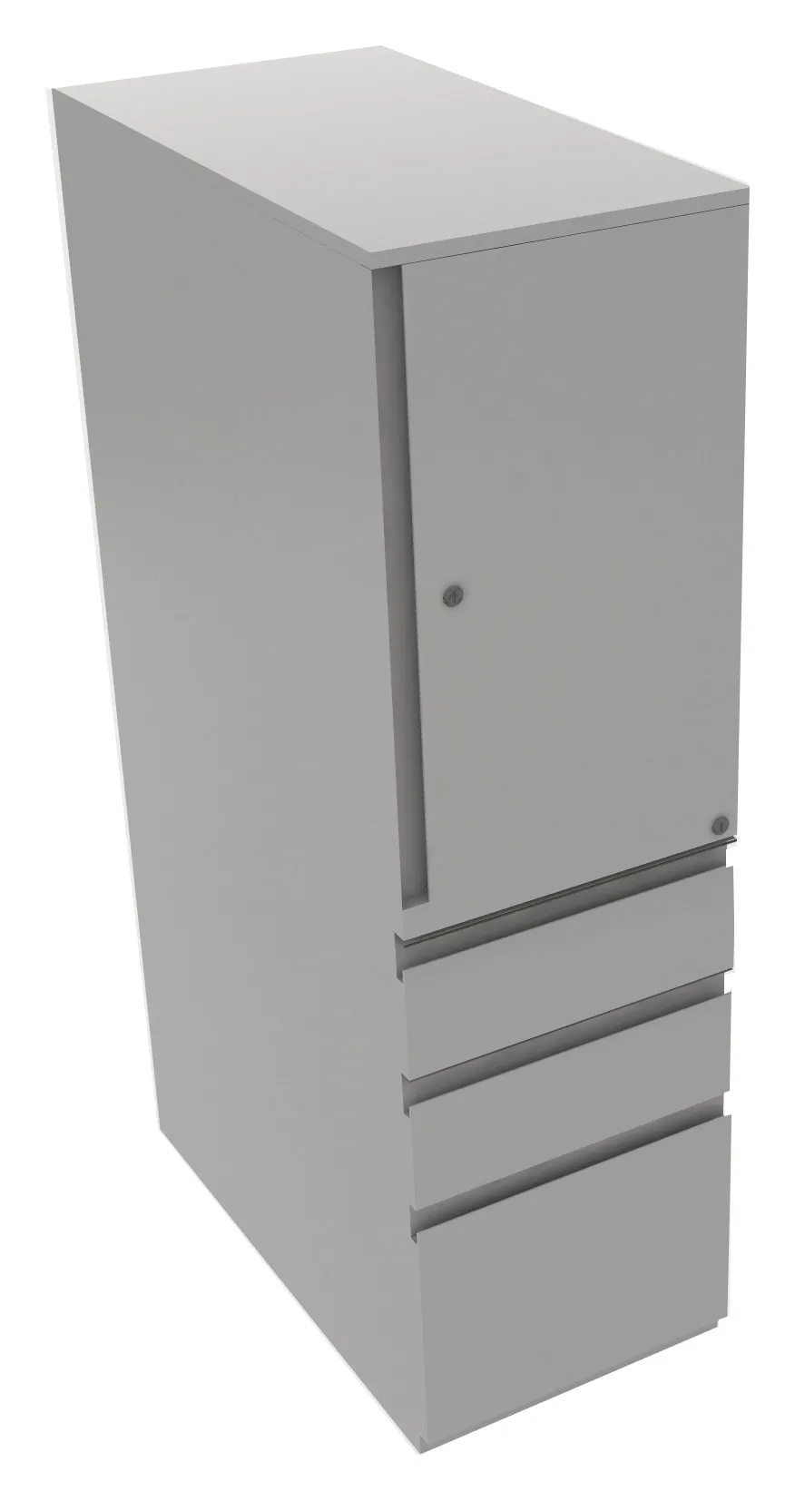 Metal Storage Cabinet with Drawers