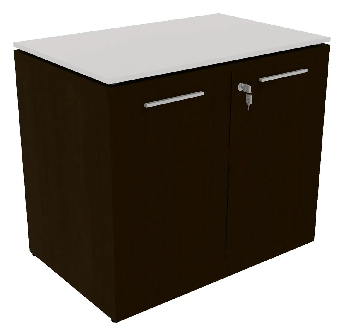 Storage Cabinet with Glass Top