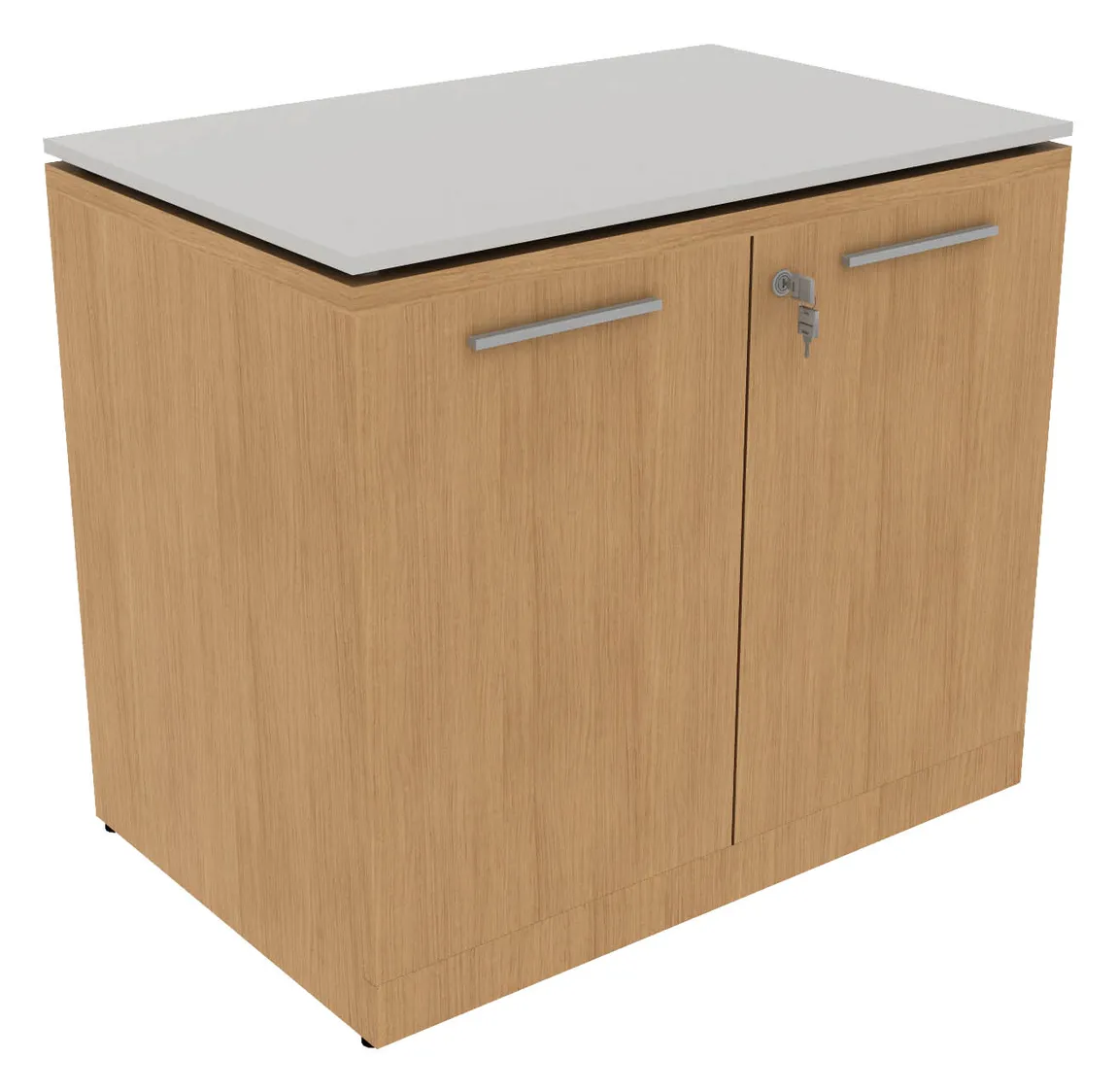 Storage Cabinet with Glass Top