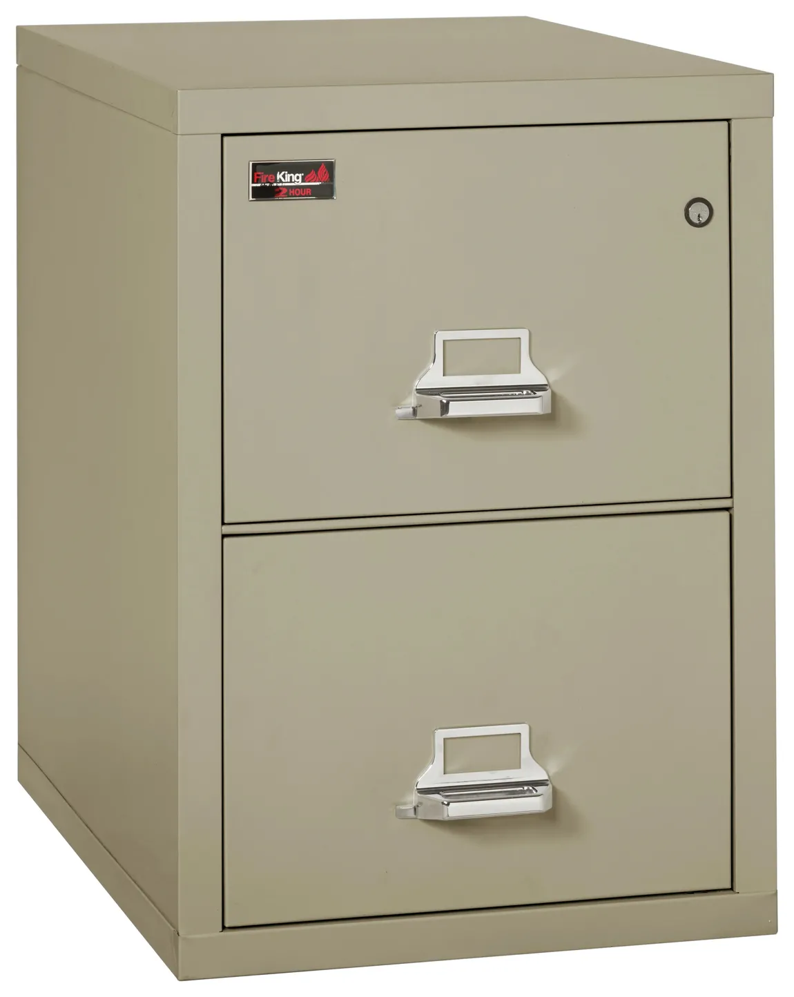 2 Drawer Fireproof File Cabinet - Letter Size