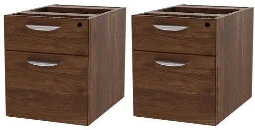 Set of 2 Drawer Hanging Pedestals for Heartland Desks