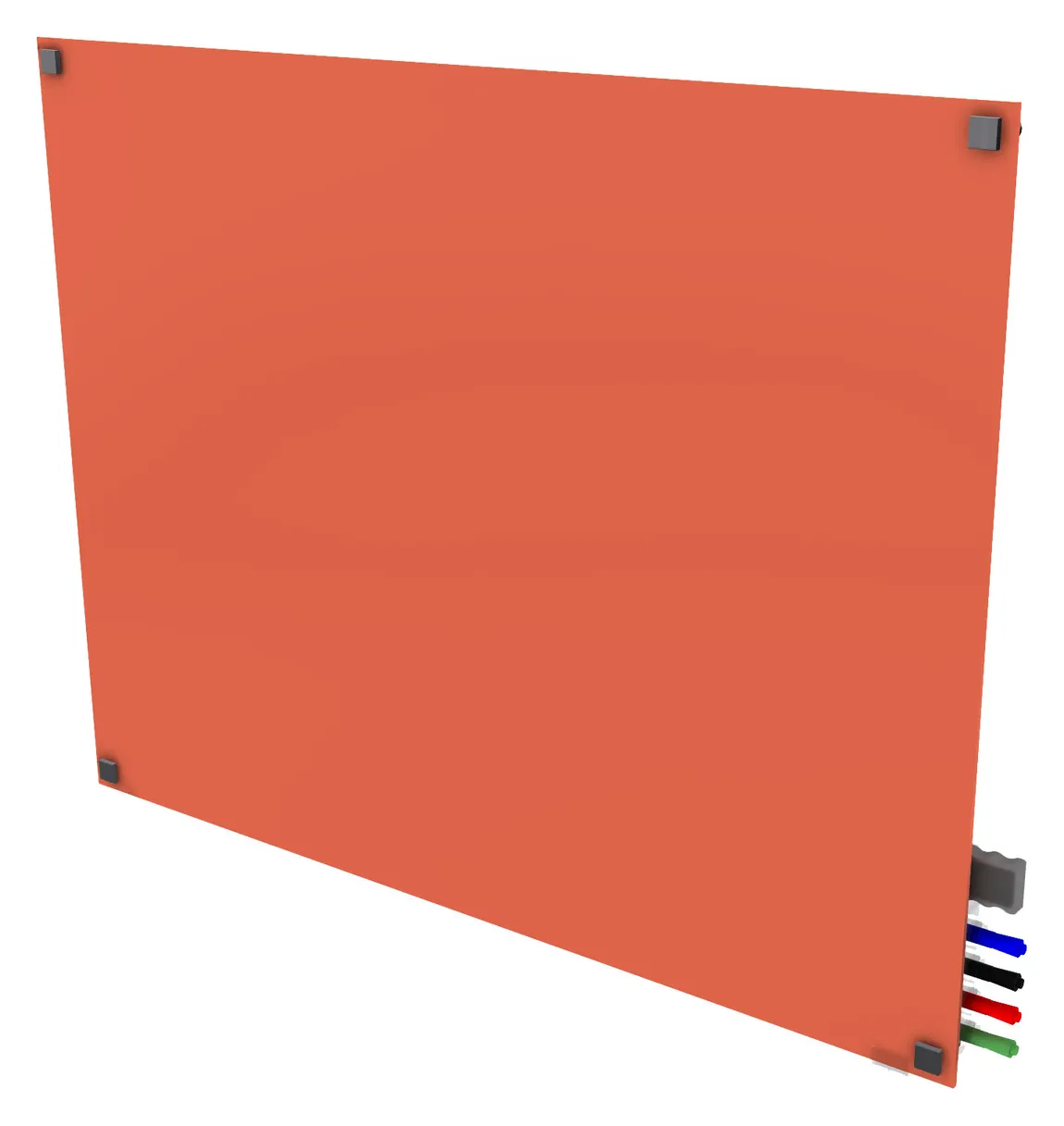 small magnetic glass dry erase whiteboard 14
