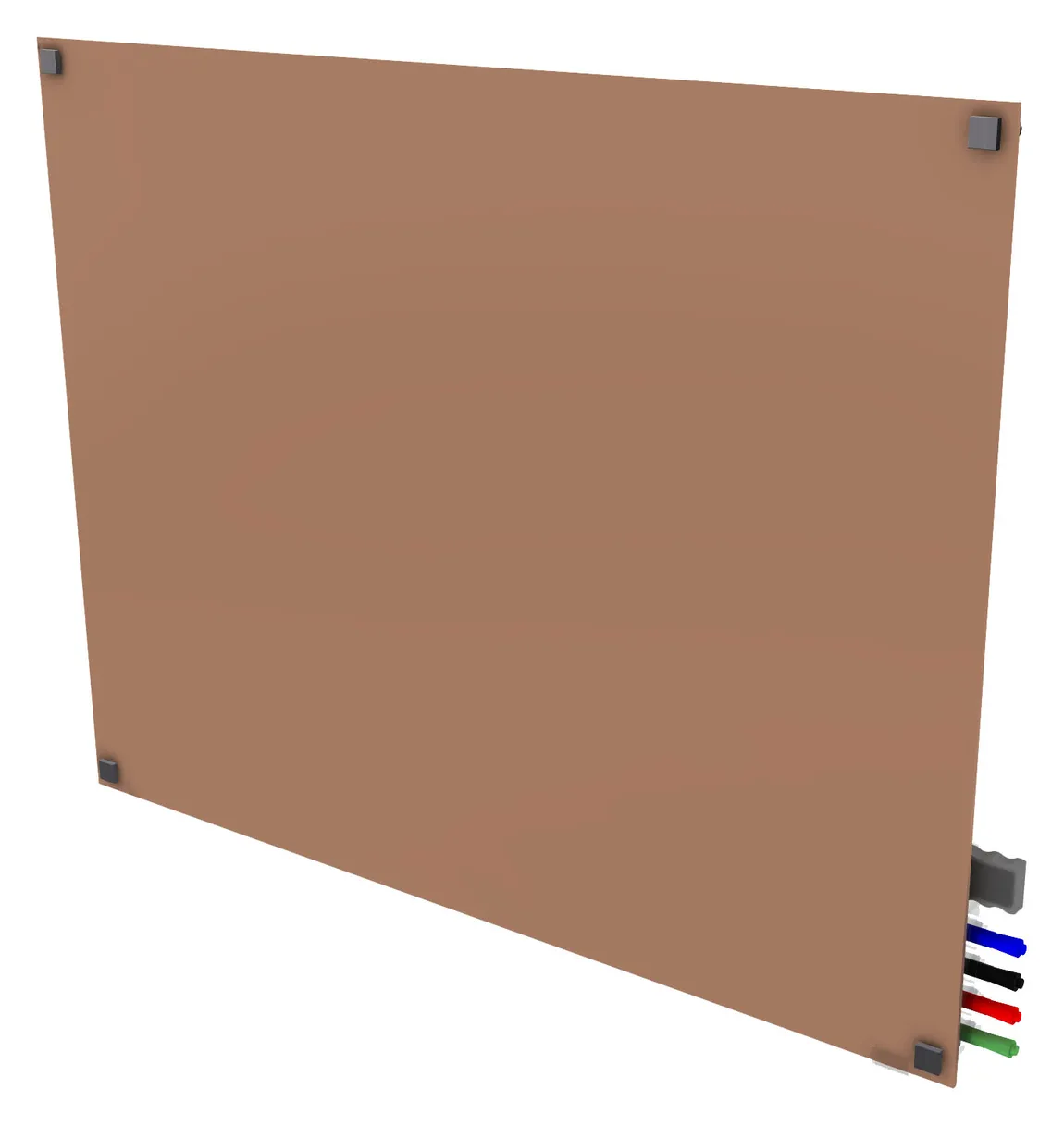 small magnetic glass dry erase whiteboard 17