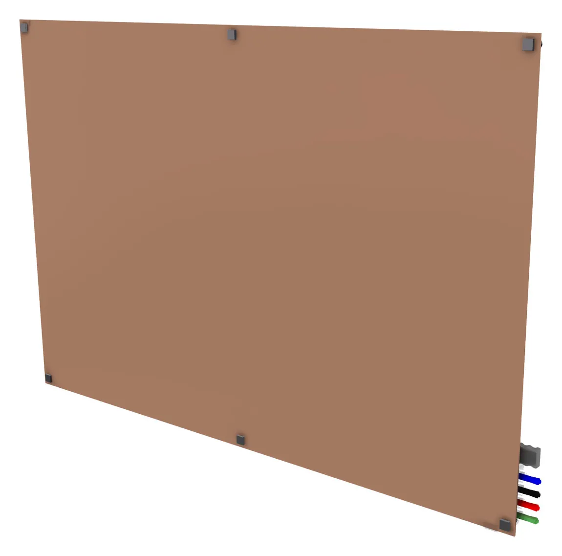 small magnetic glass dry erase whiteboard 16