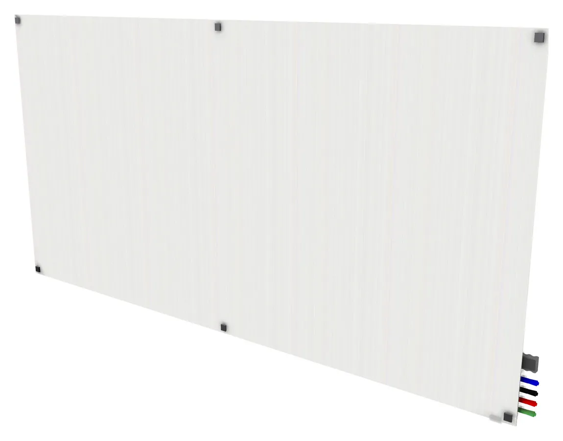 Magnetic Glass Dry Erase Whiteboard - 96