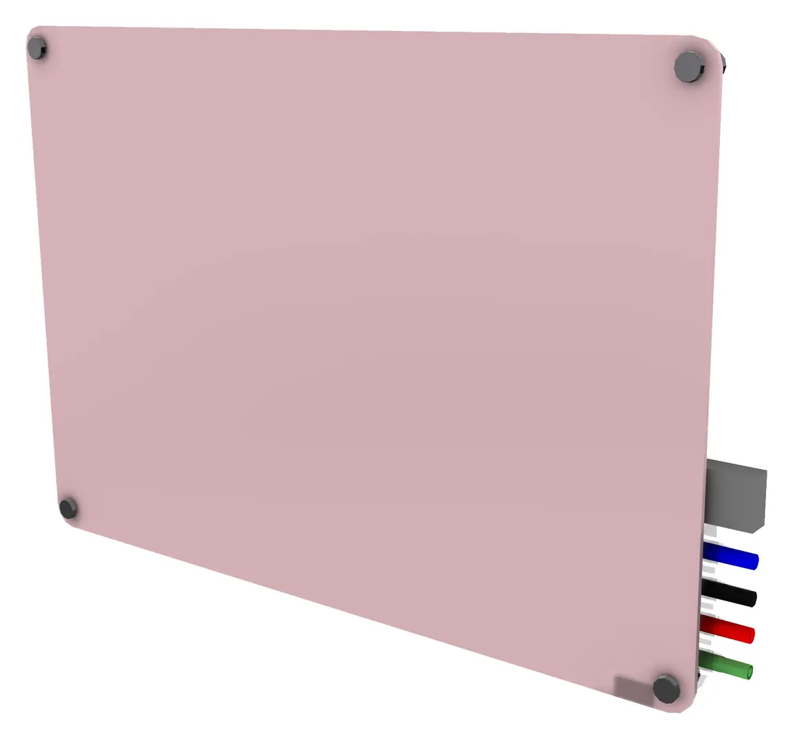 small magnetic glass dry erase whiteboard 13