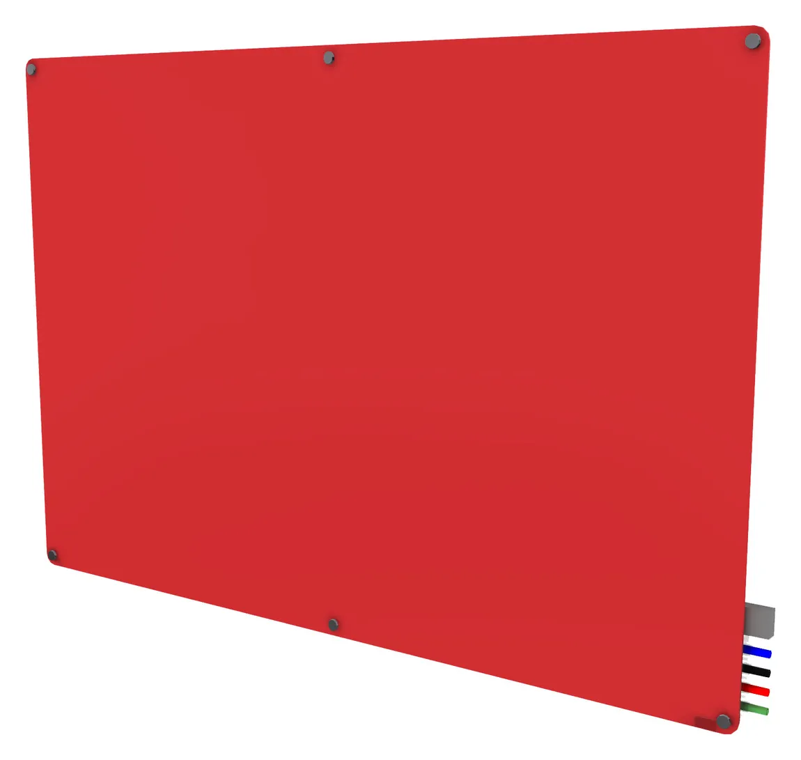 small magnetic glass dry erase whiteboard 14