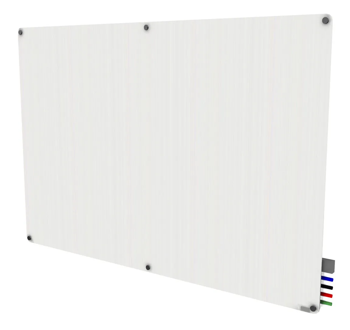 small magnetic glass dry erase whiteboard 17
