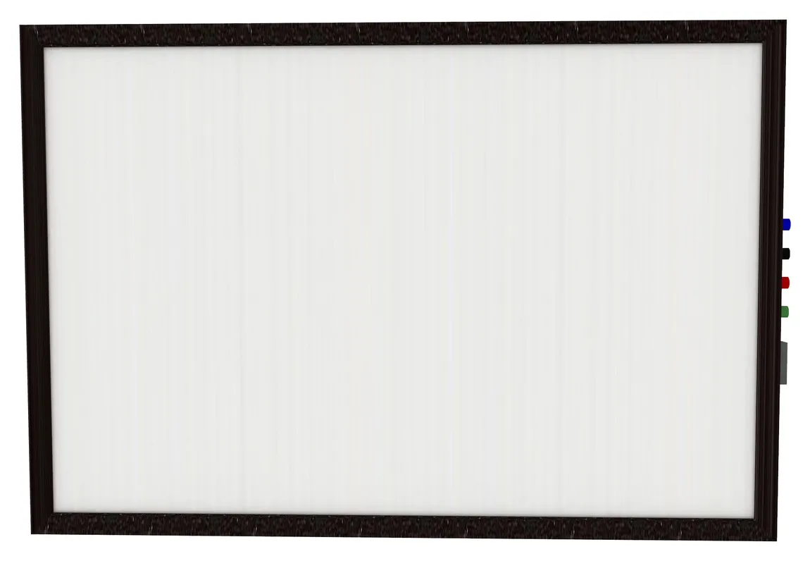 Magnetic Whiteboard with Wood Frame