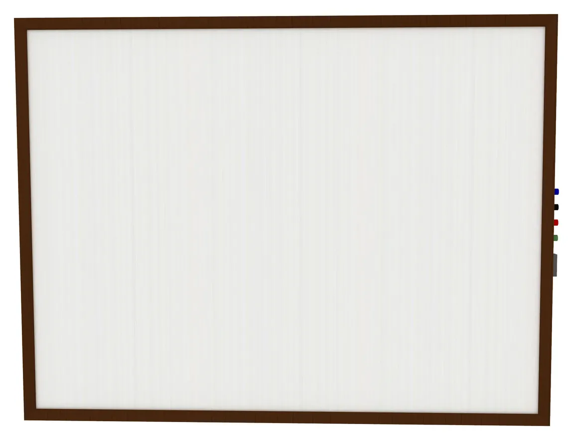 Magnetic Whiteboard with Wood Frame
