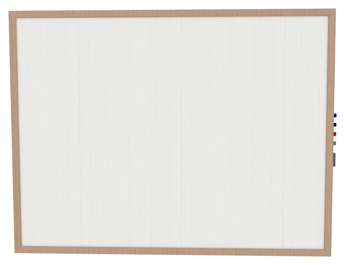 Magnetic Whiteboard with Wood Frame