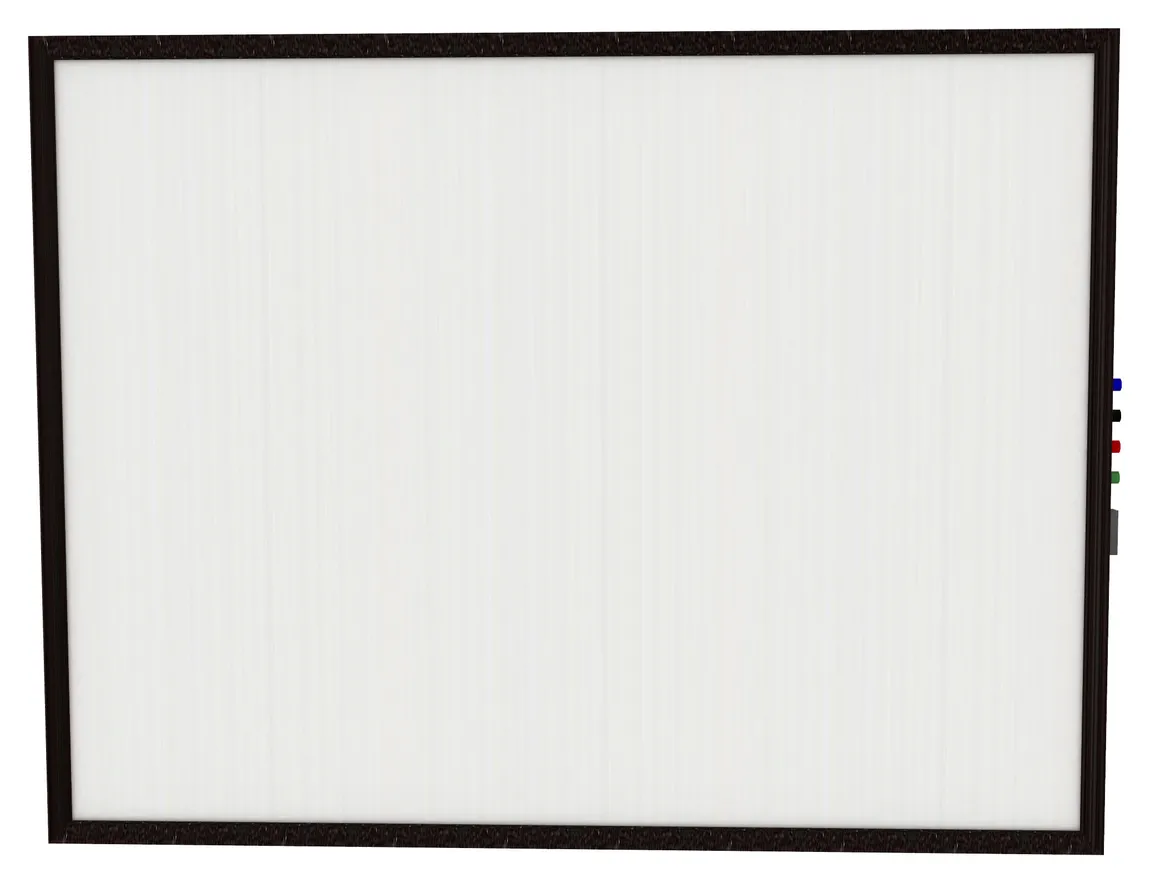 Magnetic Whiteboard with Wood Frame