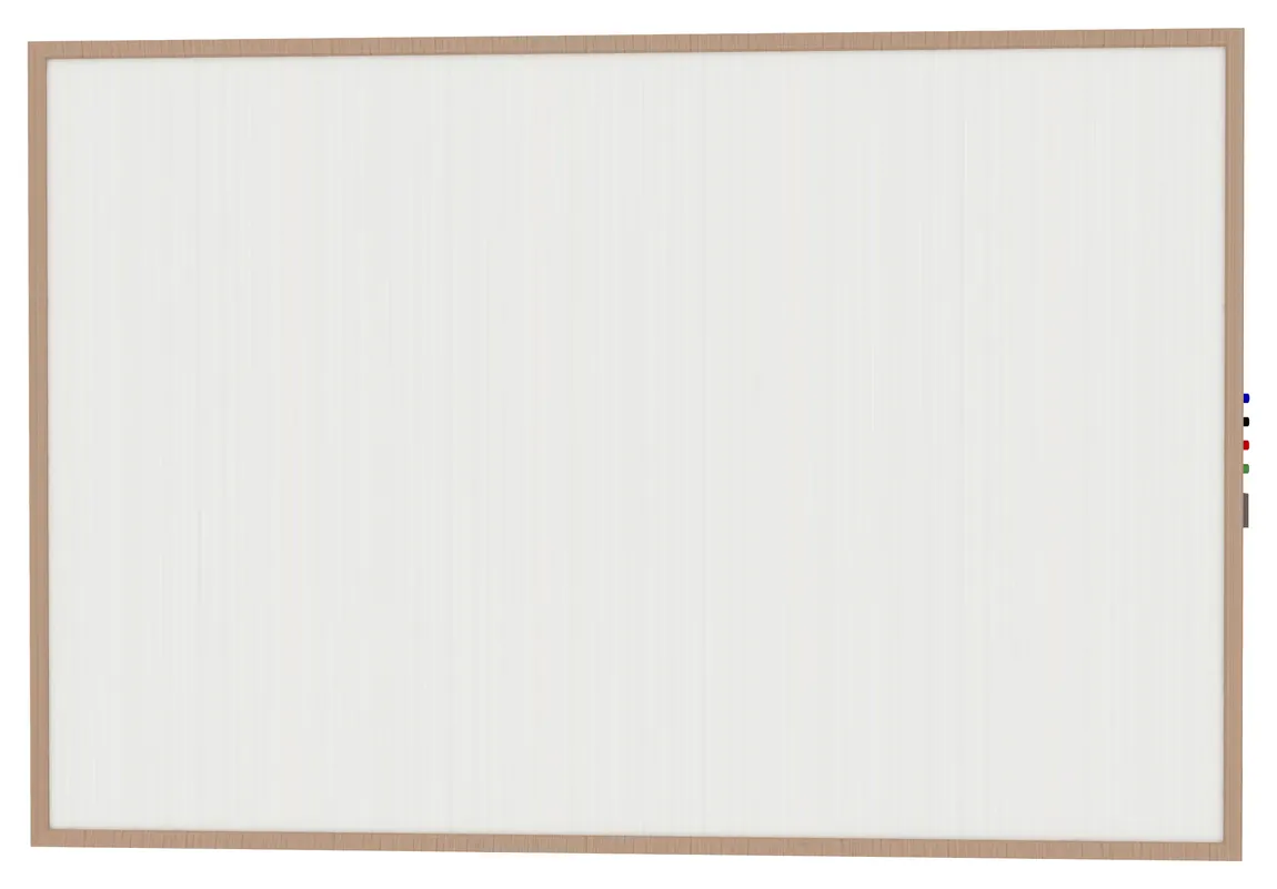 Magnetic Whiteboard with Wood Frame