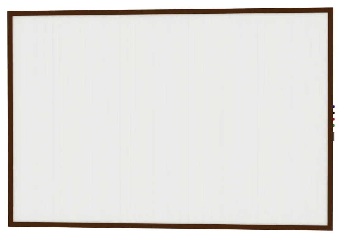 Magnetic Whiteboard with Wood Frame