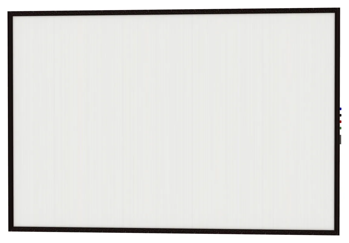 Magnetic Whiteboard with Wood Frame