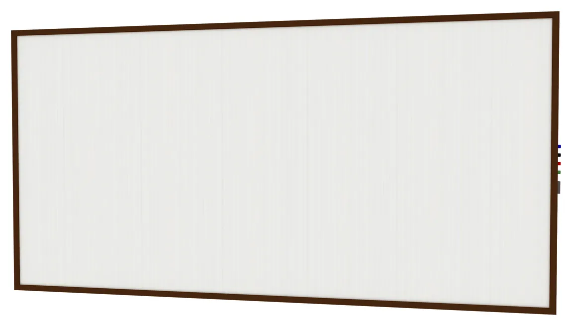 Magnetic Whiteboard with Wood Frame