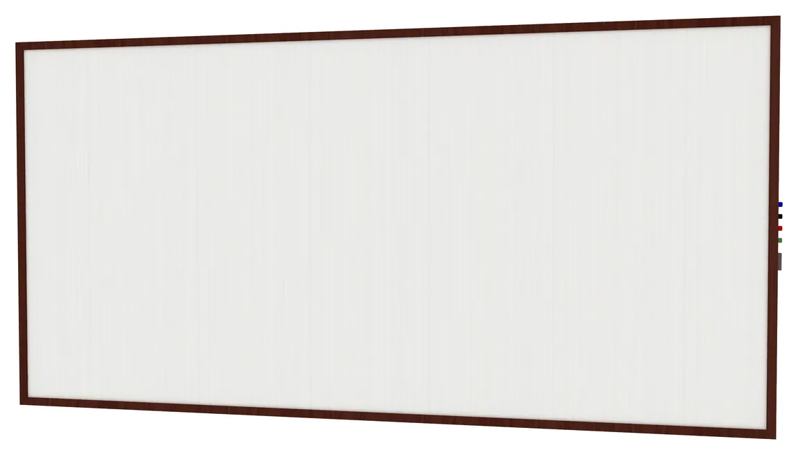 Magnetic Whiteboard with Wood Frame