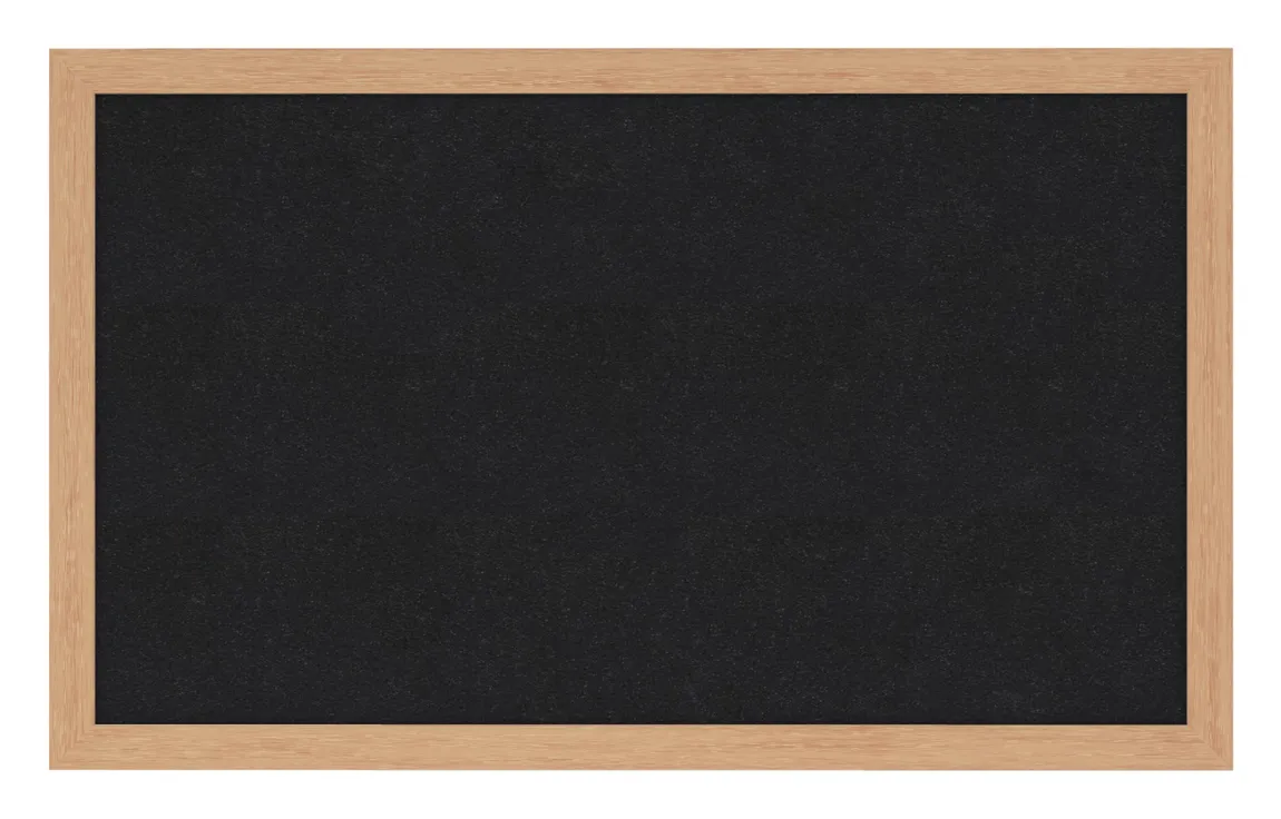 Rubber Bulletin Board with Wood Frame - 36