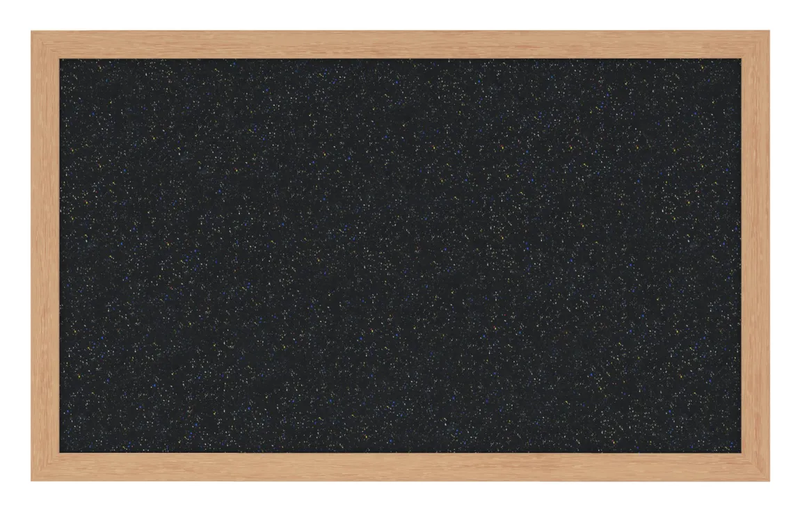 Rubber Bulletin Board with Wood Frame - 36