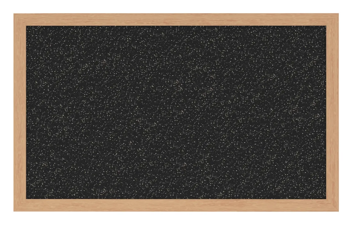 Rubber Bulletin Board with Wood Frame - 36