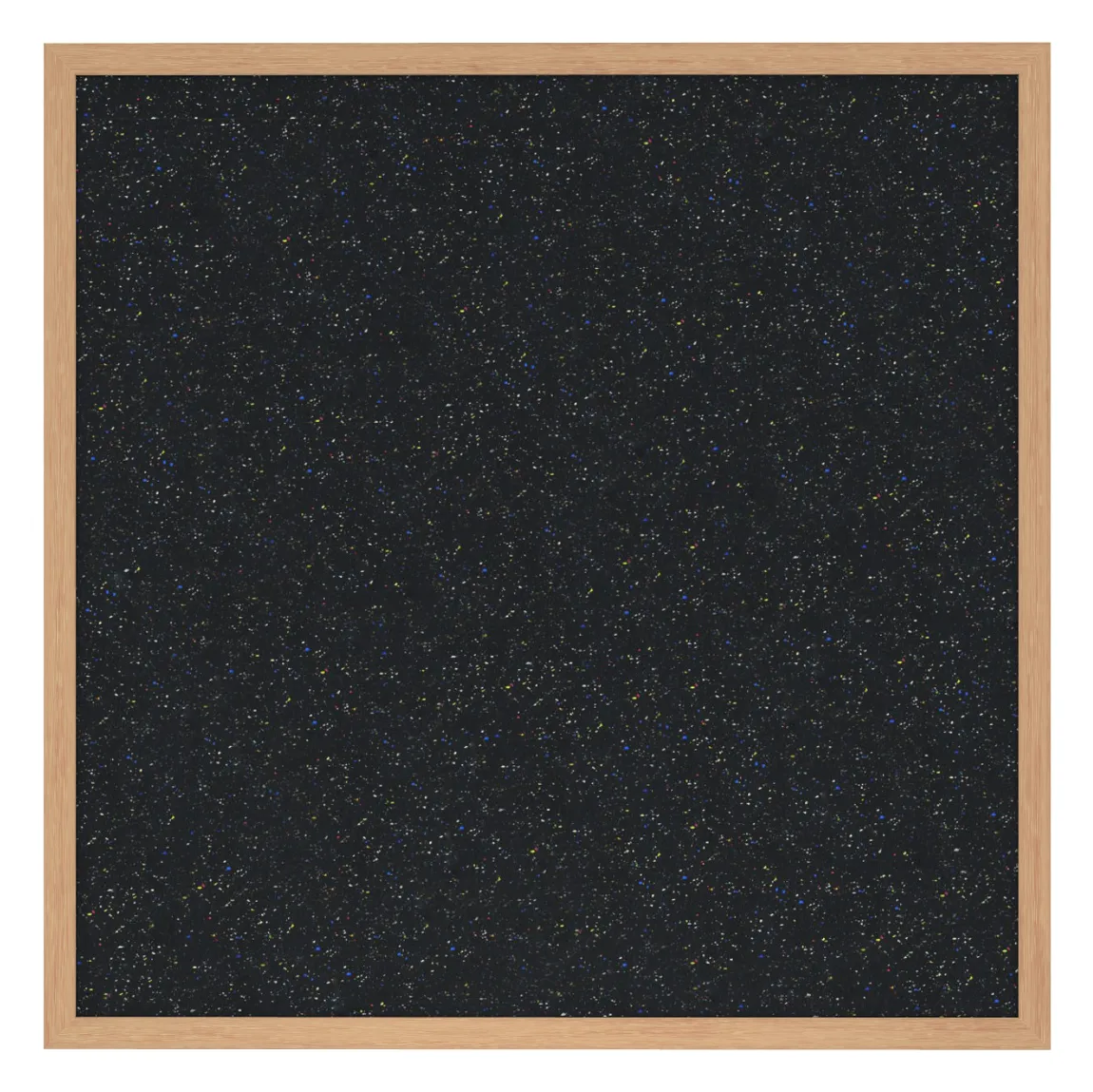 Rubber Bulletin Board with Wood Frame - 48
