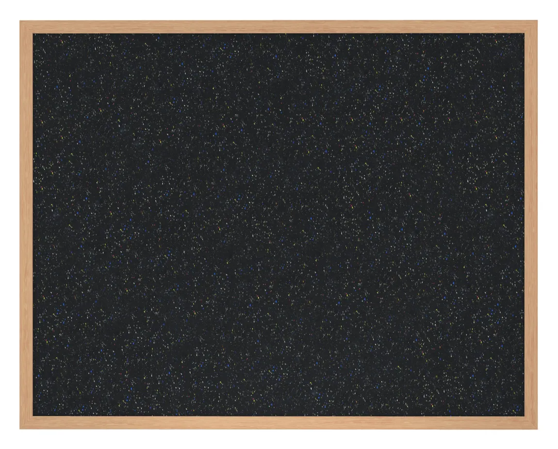 Rubber Bulletin Board with Wood Frame - 60