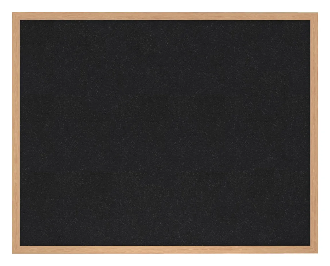 Rubber Bulletin Board with Wood Frame - 72