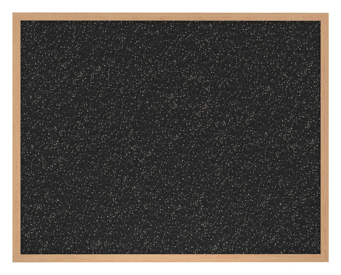 Rubber Bulletin Board with Wood Frame - 72