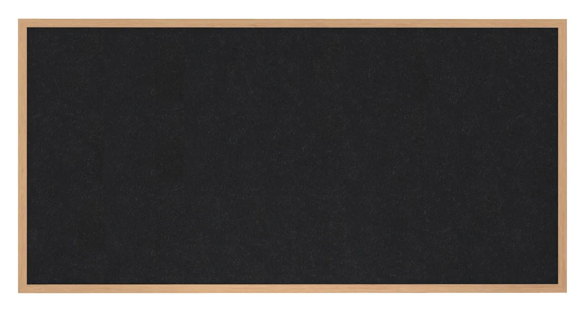 Rubber Bulletin Board with Wood Frame - 96