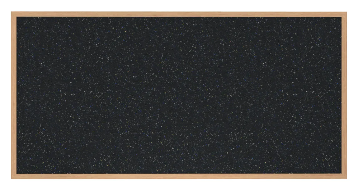 Rubber Bulletin Board with Wood Frame - 96