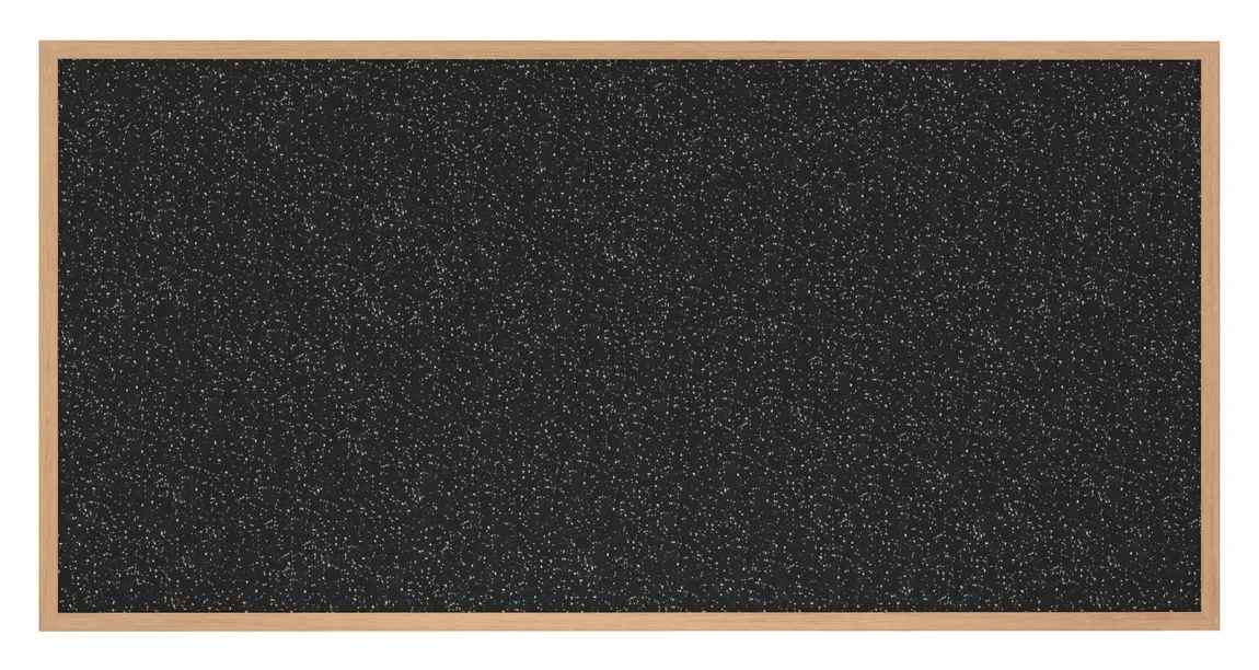 Rubber Bulletin Board with Wood Frame - 96