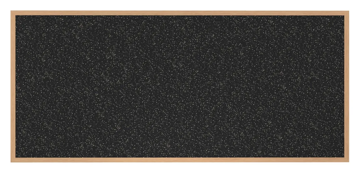 Rubber Bulletin Board with Wood Frame - 120