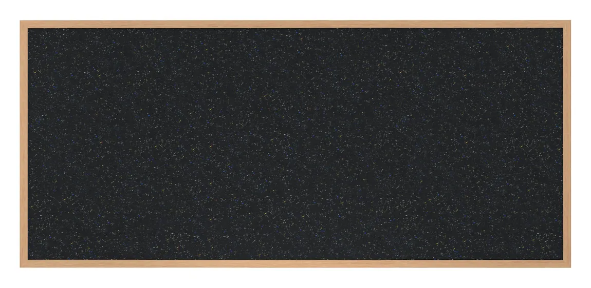 Rubber Bulletin Board with Wood Frame - 144