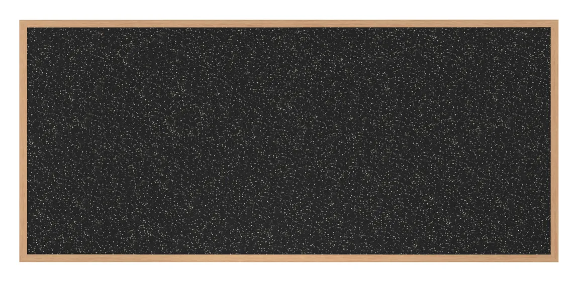 Rubber Bulletin Board with Wood Frame - 144
