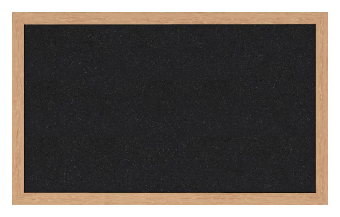Rubber Bulletin Board with Wood Frame